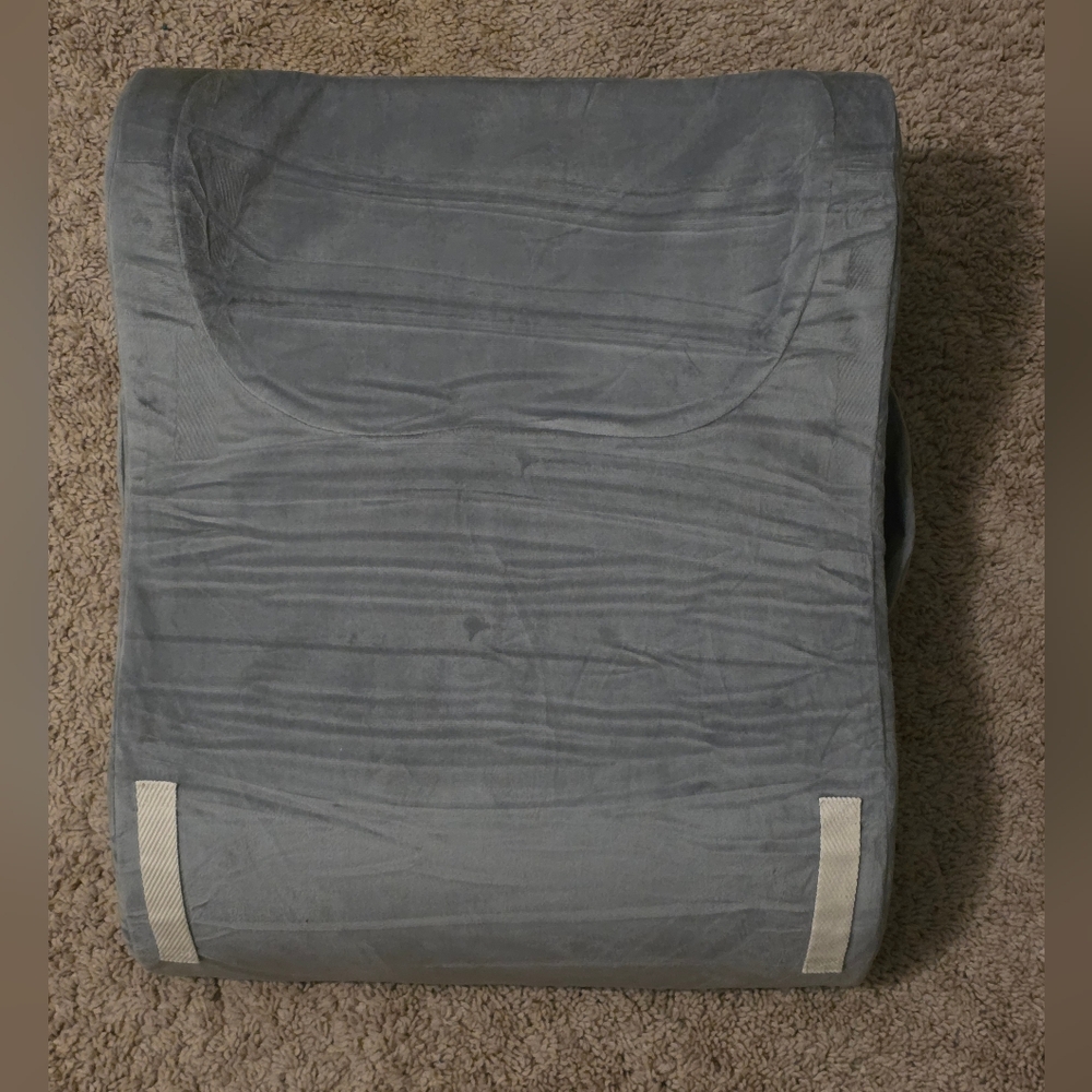 Gray Memory Foam Back/Seat/Bed Support Cushion